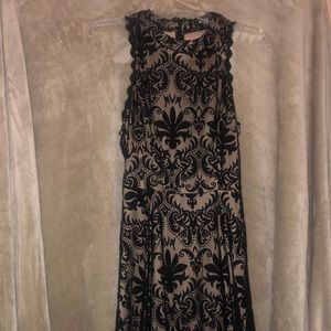 Short black lacy dress